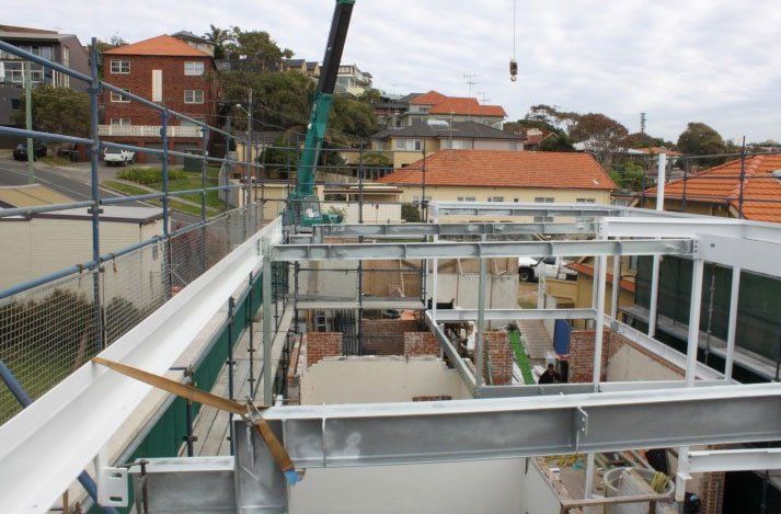 View  of fabrication done for home